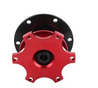 Jonlaki Car Steering Wheel Arrow Storage Case Adapter, Aluminum Snap Off Kit for Universal Fit, Stylish Red Finish