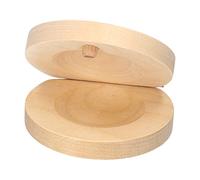 Jonlaki Castanets, 1 Pair Round Wooden Castanet Create Beautiful Rhythms and Melodies for All Ages