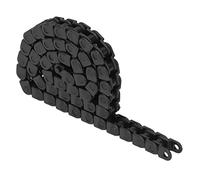 Jonlaki Closed Plastic Cable Chain - 8mm Pitch, 400mm Length with 50 Links, High Capacity for CNC and Robotics Applications