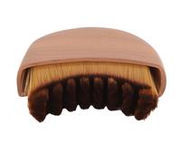 Jonlaki Contour Facial Brush, Ergonomic Fit Portable Makeup Brush for Delicate Application, Easy to Carry on Trips, Suitable for Sensitive Skin, Made with Soft Fibers