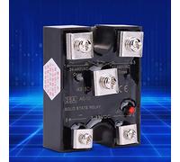 Jonlaki Control 3-32VDC Solid State Relay, SSR Solid State, Rated AC Current 25Amps Control the Power Switch for Light