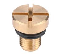 Jonlaki Coolant Expansion Tank Bleeder Screw Radiator Drain Plug Replacement for 318i 318is 318ti CNC Machined Brass with Rubber O Ring Replaces 17111712788