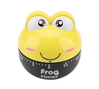 Jonlaki Cute Cartoon Animal Kitchen Mechanical Timer for Cooking Timing Tool (Yellow)