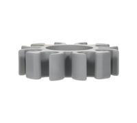 Jonlaki Drumsticks Holder for E Frames - -Slip Rubber Drumstick Grabber Holds 4 Pairs - Easy Mounting & Design (Grey)