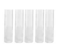 Jonlaki Eb Alto Saxophone Reeds 5PCS Strength 2.5 Resin Sax Reeds for Long-Lasting Performance, Ideal for Woodwind Musicians (White)