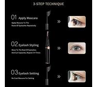 Jonlaki Electric Heated Eyelash Curler Quick Curling for Long-Lasting Curled Eyelashes USB Rechargeable (Picture Payment)