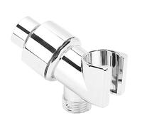 Jonlaki Electroplated Tee Shower Head Bracket Holder Adapter for Universal Home Bathroom Use, 360-Degree Fittings