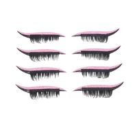 Jonlaki Eyelash Makeup Stickers, 4 Pairs Reusable Adhesive Eye Shadow Patches for Hooded, Monolid & Round Eyes - Easy Application, Long-Lasting Hold, Perfect for Daily We