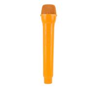 Jonlaki Fake Microphone Prop 1:1 Anime Design Lightweight ABS Plastic with Authentic Stage Presence for Cosplay Photography Performance Rehearsal (Orange)