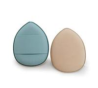 Jonlaki Finger Puff Makeup Sponge, Ultra-Soft Mini Blender for Foundation & Concealer - Lightweight, Portable Air Cushion Design (Blue)