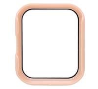 Jonlaki Full Coverage Tempered Glass Screen Protector and Bumper Case for Pro -, Easy to Install, High Sensitivity (Pink)