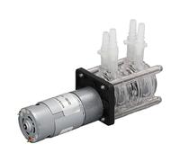 Jonlaki High Peristaltic Pump 500ml/min Dual Heads Self Priming Vacuum Pump for Aquarium and Use DC 12V 1000mA (DC12V)