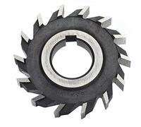 Jonlaki High Speed Steel 14-Tooth Milling Cutter Face Mill Disc Tool for Punching & Drilling