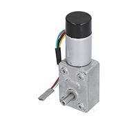 Jonlaki JGY-370 Full Metal Gear Motor with Self Locking Single Shaft DC 24V 6RPM for Reliable Performance in Various Applications (6RPM)