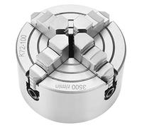 Jonlaki Lathe Chuck, Metal Turning Machine Accessories Wood Lathe Chuck 4 - Jaw Independent Reversible 4inch SANOU K72-100 Metal Turning Machine Accessories