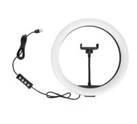 Jonlaki LED Circle Light with 162 Energy Saving LED Beads and /4 Inch Thread for Live Streaming, Selfies, and Video