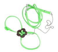 Jonlaki Lizard Harness for Reptiles with Chain Design - Comfortable and Outdoor for Small Pets (Green)