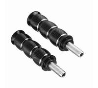Jonlaki Motorcycle Peg and Brake Peg for Indian 2015-2018, Indian Sixty, Chief, Vintage, Dark Horse, Chieftain, Country - Stainless Steel, (Black)