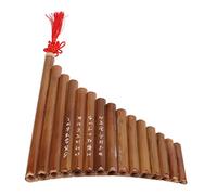 Jonlaki Pan Flute 15 Pipes G Handcrafted Chinese Traditional Musical Instrument for Music Lovers
