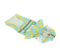 Jonlaki Pet Rain Jacket with Duckling Design -, Reflective & Hooded Raincoat for Small and Medium Dogs M (S)