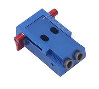 Jonlaki Pocket Hole Jig Aluminum Alloy Woodworking Tool for Efficient Chip Removal and Easy