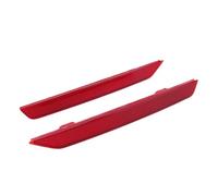 Jonlaki Rear Bumper Reflector, Red ABS Replacement with Reflective Material for 2011 2017, Left Right Pair