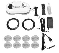 Jonlaki Robot Window Cleaner Washer, Automatic Cleaning Robot with Smart Technology, Intelligent Path Planning 5600Pa Suction Power for Window Cleaning (UK Plug)