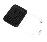 Jonlaki Rubber Shifter Boot Gear Panel Cover for Hurst/B&M Automatic Manual Shifters - 5 5/8in X 3/4in, Easy Installation with Trim Plate