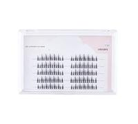 Jonlaki Segmented False Eyelashes Lightweight for Wedding Photography Nightlife Party Daily Use (Segmented Little Devil 5-row)