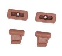 Jonlaki Sun Clips Set VEP101693 High Strength Plastic Replacement for R107 1971-1989 Tan (Tan)