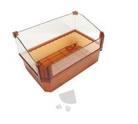 Jonlaki Thickened Clear Glass with -Escape Baffle Easy to for Turtles Shrimp and Small Aquatics