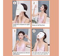 Jonlaki Thickened Facial Towel Hot and Cold Hydrating Moisturizing Beauty Artifact (binding rope)