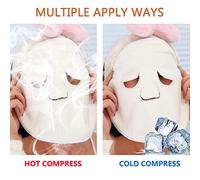 Jonlaki Thickened Facial Towel Hot and Cold Hydrating Moisturizing Beauty Artifact (eyes + tied rope)