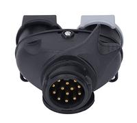 Jonlaki Towing 13 Pin to 7 Pin Adapter - 12V Conversion Plug for Trailer Fridge and Appliance