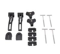 Jonlaki Truck Cover Replacement Kit, Dynamic Locking System T Clamp for Hard Triple Fold Quad Fold Truck Bed Cover, with Heat Proof Aluminum Alloy ABS Plastic Construction