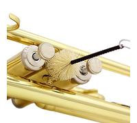 Jonlaki Trumpet Cleaning Kit 5-Piece Set with Stand, Valve & Snake Brushes, Mute, Gloves - Premium Care for Brass Players