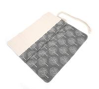 Jonlaki Twistable Cotton Pencil Case with Cute Pattern for 20 Brushes and Art Supplies - Space-Saving Storage Tool for Artists