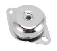 Jonlaki Vibration Foot Pad, 200kg Capacity Stainless Steel & Rubber Shockproof Pad for Generators, Compressors, High Pressure Washers (#2)