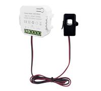 Jonlaki WiFi Energy Meter for Consumption Monitoring with Relay and 80A CT Current Transformer Clamp
