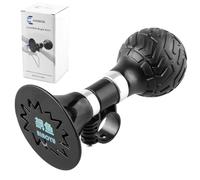 JONMON Bike Bugle Horn, 120dB Loud Bicycle Retro Clown Rubber Squeeze Ball Handlebars Mount Loudspeaker Cycling Ring for Adults Child Bikes