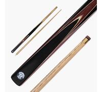 Jonny 8 Ball 57 Inch Two Piece 2Pc SNIPER English Pool Cue with Smooth Premium Ash Shaft and Hand Spliced Butt - 8mm Pro Leather Tip (Brown)