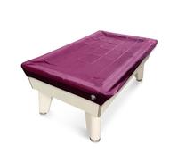 Jonny 8 Ball 6ft Fitted Nylon Snooker Pool Table Cover - For 6 Foot Tables - Red - Protects Against Sunlight, Spills & Dust (Burgundy)