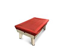 Jonny 8 Ball 6ft Fitted Nylon Snooker Pool Table Cover - For 6 Foot Tables - Red - Protects Against Sunlight, Spills & Dust - RED