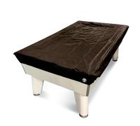 Jonny 8 Ball 7ft Fitted Nylon Snooker Pool Table Cover - For 7 Foot Tables (Brown)