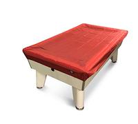 Jonny 8 Ball 7ft Fitted Nylon Snooker Pool Table Cover - RED