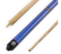 Jonny 8 Ball Blue 52" Pro-Triad 3 Section Ash Pool Cue - 8mm Elk Master Tip