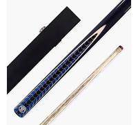 Jonny 8 Ball Blue Dragon 2 Piece Centre Joint English Pool Cue with 8.5mm Professional Layered Tip (Cue + Case Set)