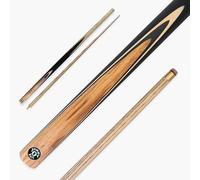 Jonny 8 Ball Challenger 57 Inch 2 Piece Centre Joint English Pool Cue with 8mm Pro Leather Tip (Walnut Maple)