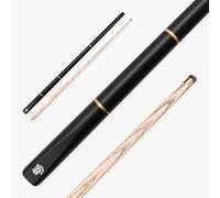 Jonny 8 Ball COMBI Adjustable 5 Piece Ash Snooker Pool Cue - 9mm Tip Elk Master (Black)