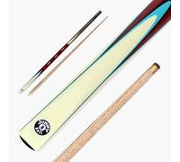 Jonny 8 Ball Comet 57 Inch 2 Piece Centre Joint Ash English 8 Ball Pool Cue with 8.5mm Tip (Red)